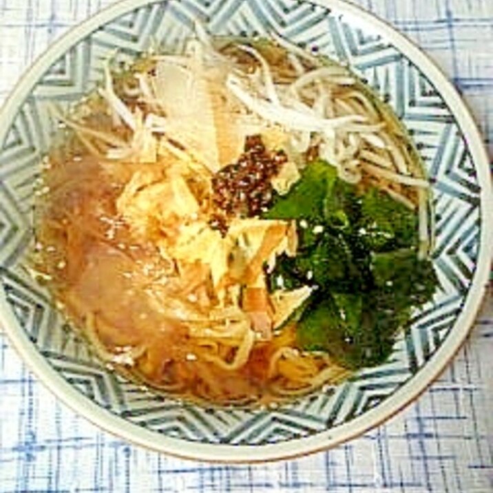 ☆焦がし葱油和風ラーメン☆